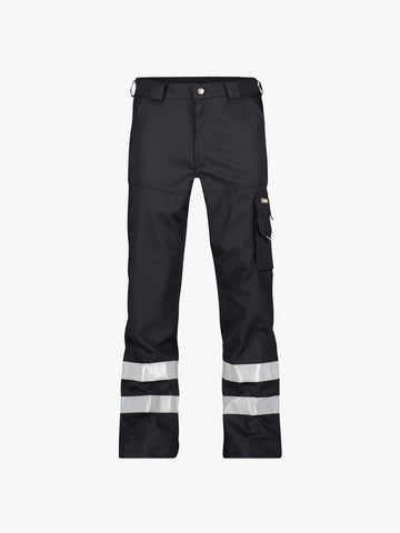 Dassy Vegas Werkbroek met reflecterende banden - Zwart Werkbroek Dassy
