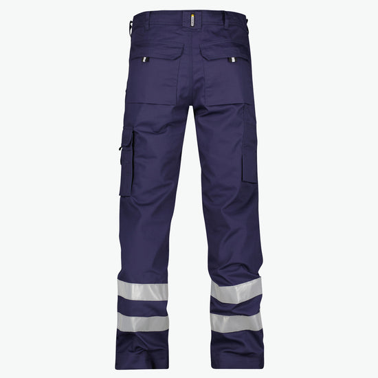 Dassy Vegas Werkbroek met reflecterende banden - Marineblauw Werkbroek Dassy