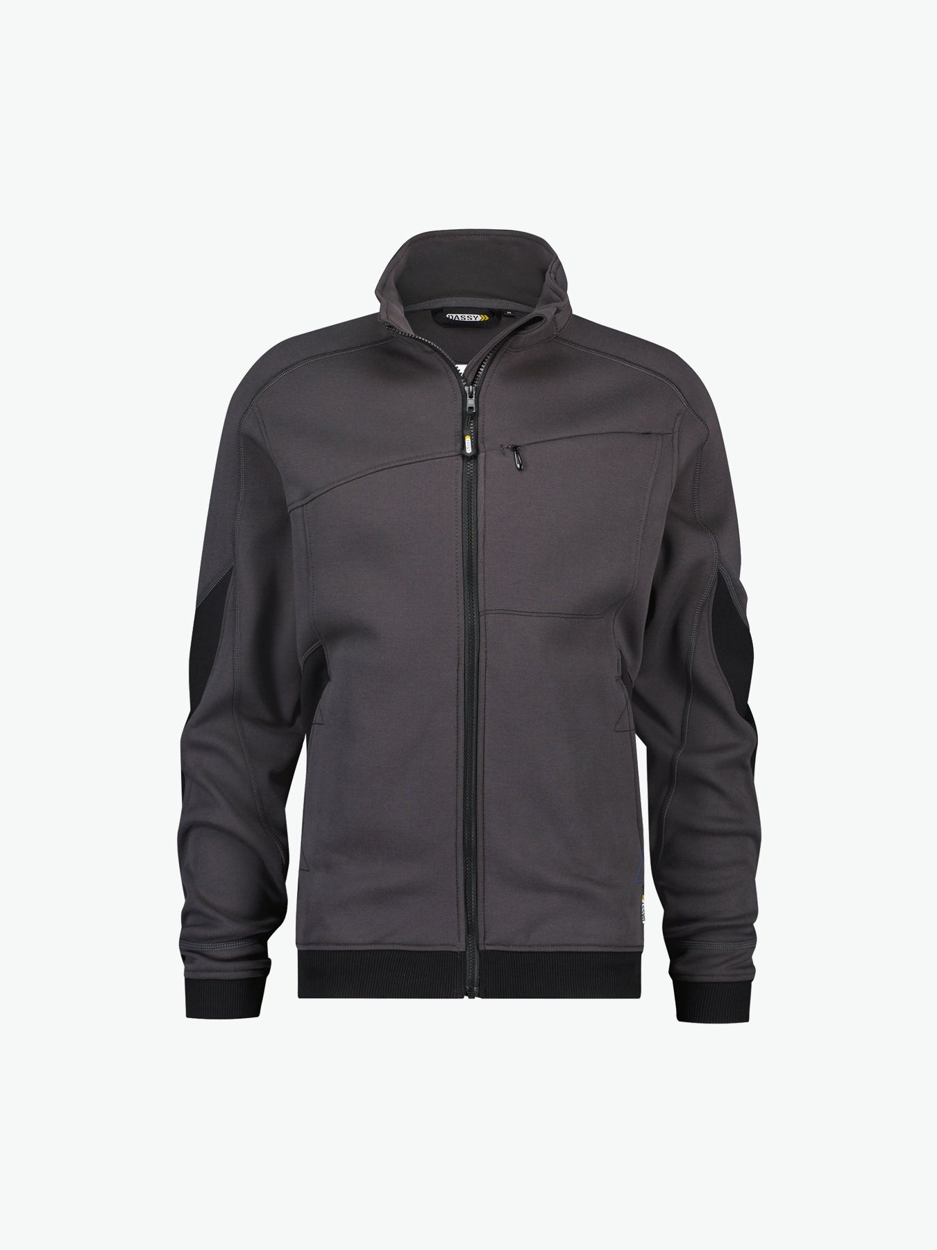 Dassy Velox Sweater - Antracietgrijs/Zwart Werksweater Dassy