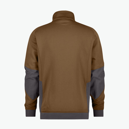 Dassy Velox Sweater - Leembruin/Antracietgrijs Werksweater Dassy