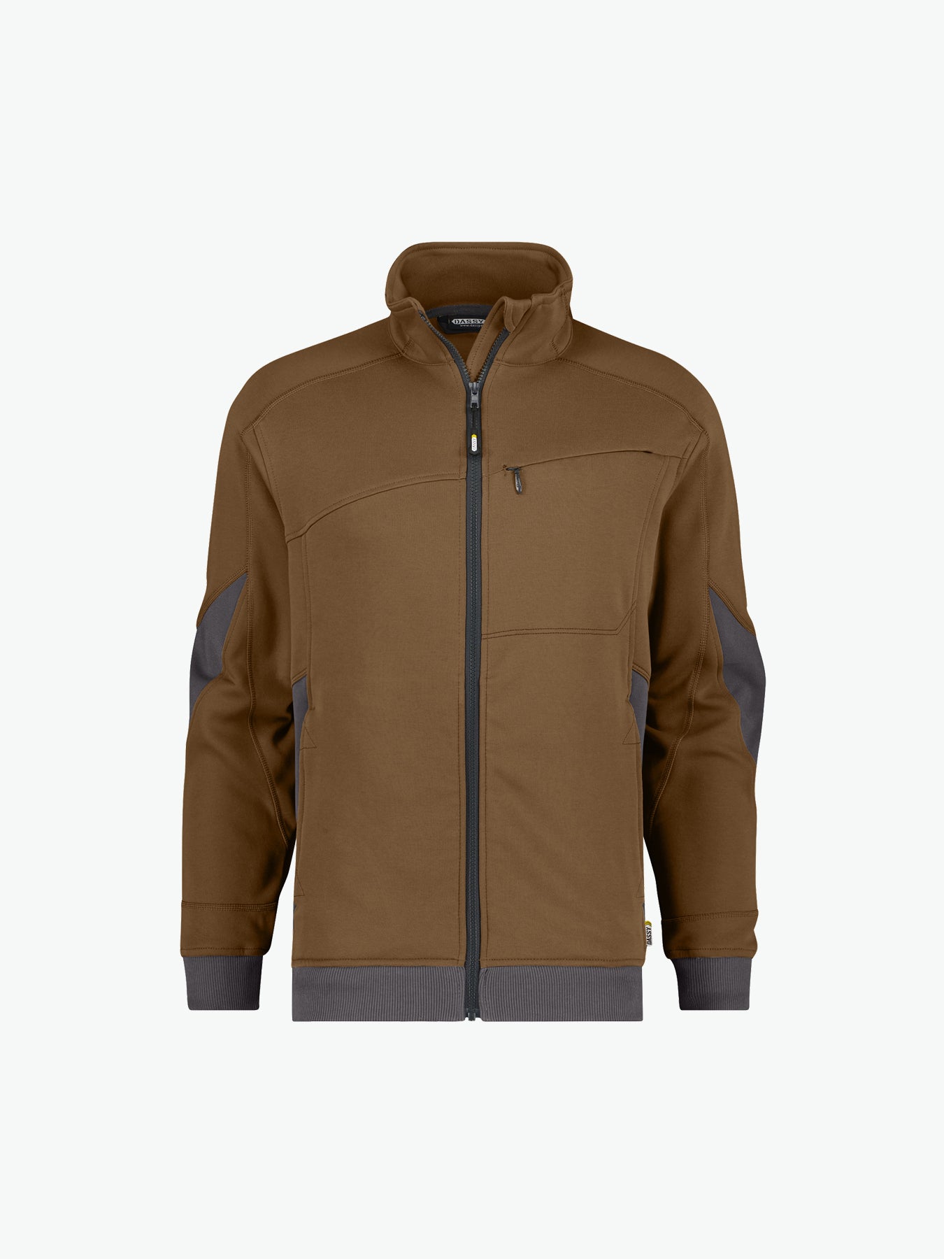 Dassy Velox Sweater - Leembruin/Antracietgrijs Werksweater Dassy