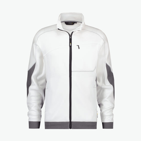 Dassy Velox Sweater - Wit/Antracietgrijs Werksweater Dassy