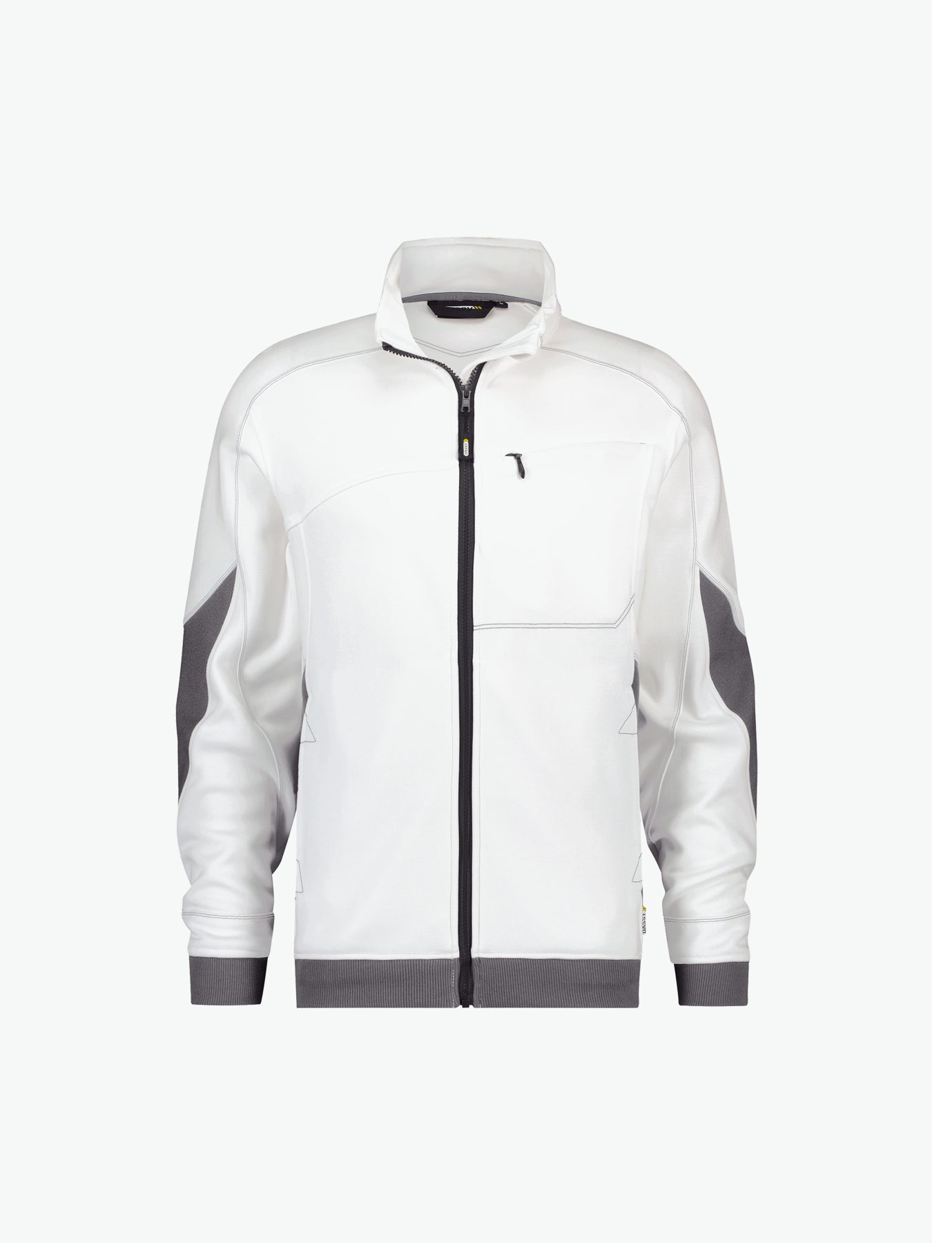 Dassy Velox Sweater - Wit/Antracietgrijs Werksweater Dassy