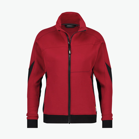 Dassy Velox Women Sweater voor dames - Rood/Zwart Werksweater Dames Dassy