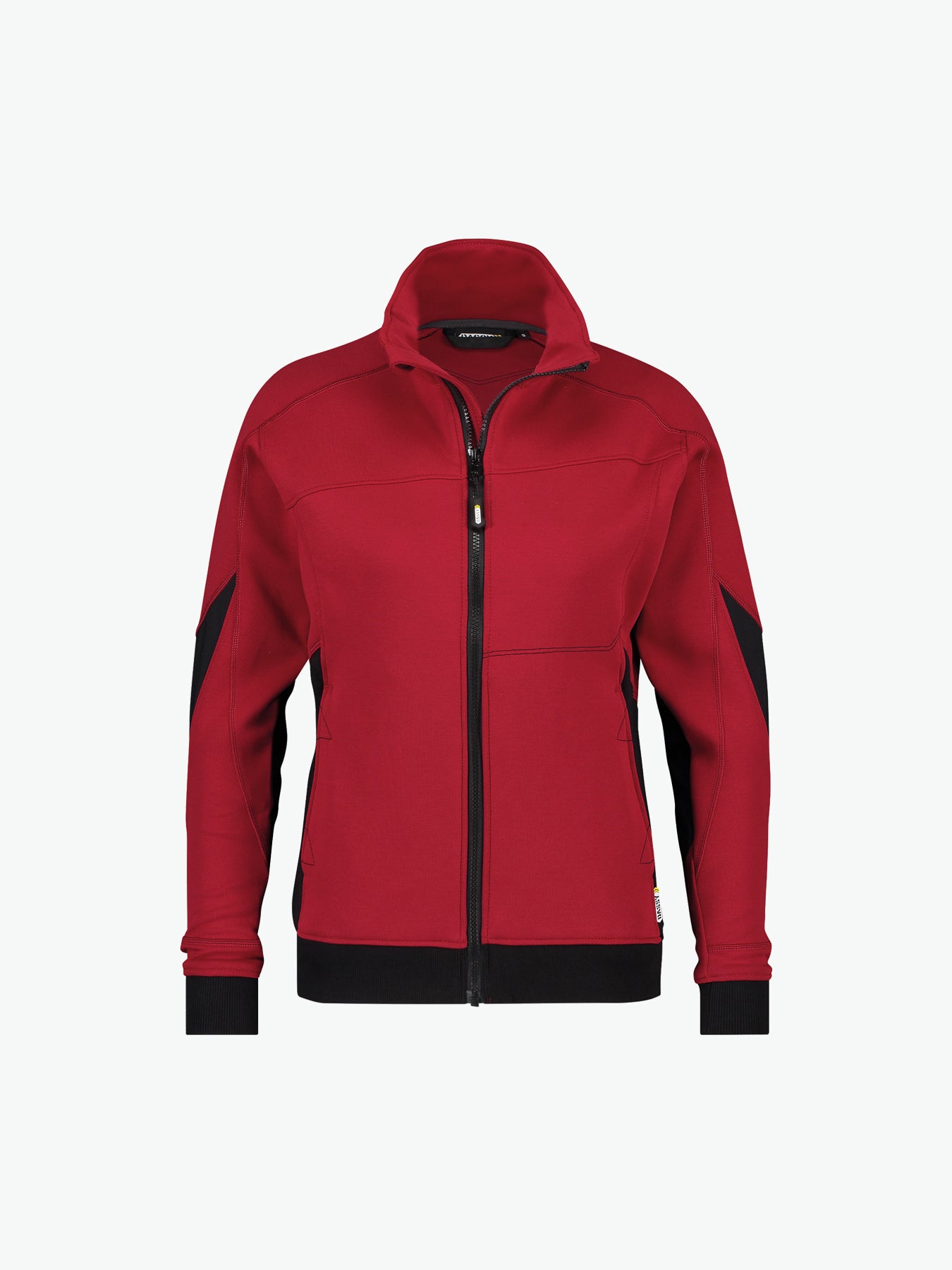 Dassy Velox Women Sweater voor dames - Rood/Zwart Werksweater Dames Dassy