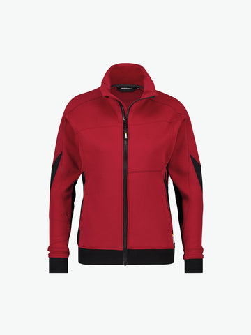 Dassy Velox Women Sweater voor dames - Rood/Zwart Werksweater Dames Dassy