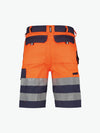 Dassy Venna Hogezichtbaarheidsshort - Marineblauw/Fluo-Oranje Korte Werkbroek HiVis Dassy