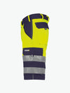 Dassy Venna Hogezichtbaarheidsshort - Marineblauw/Fluogeel Korte Werkbroek HiVis Dassy