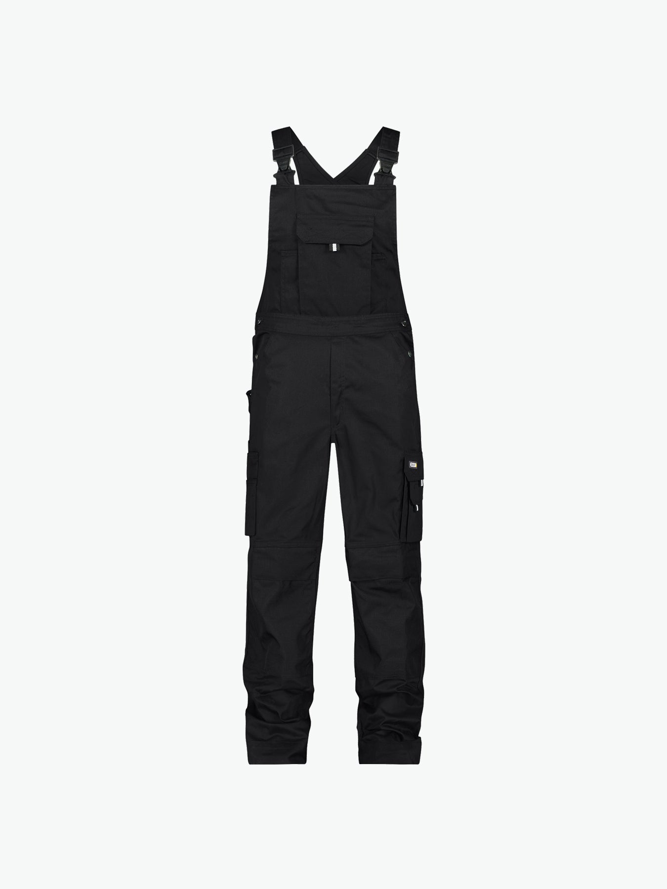Dassy Ventura Bretelbroek met kniezakken - Zwart Werkbroek Dassy