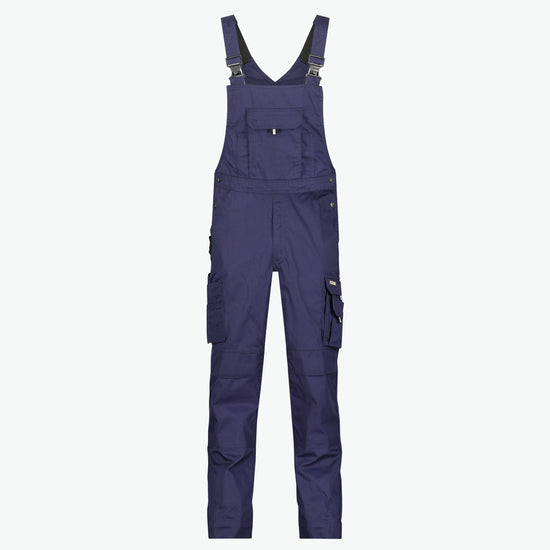 Dassy Ventura Katoen Bretelbroek met kniezakken - Marineblauw Werkbroek Dassy