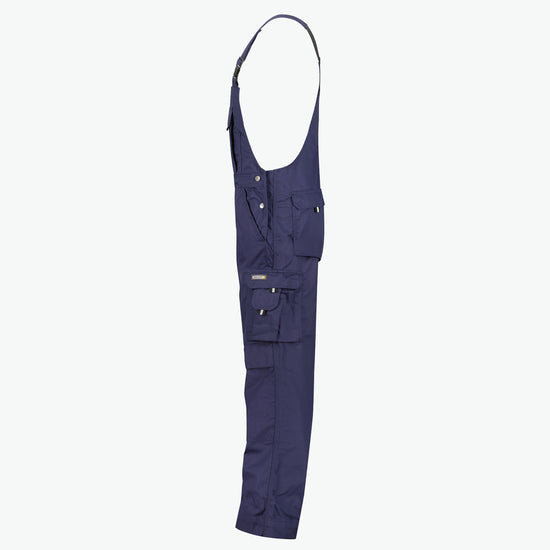 Dassy Ventura Katoen Bretelbroek met kniezakken - Marineblauw Werkbroek Dassy