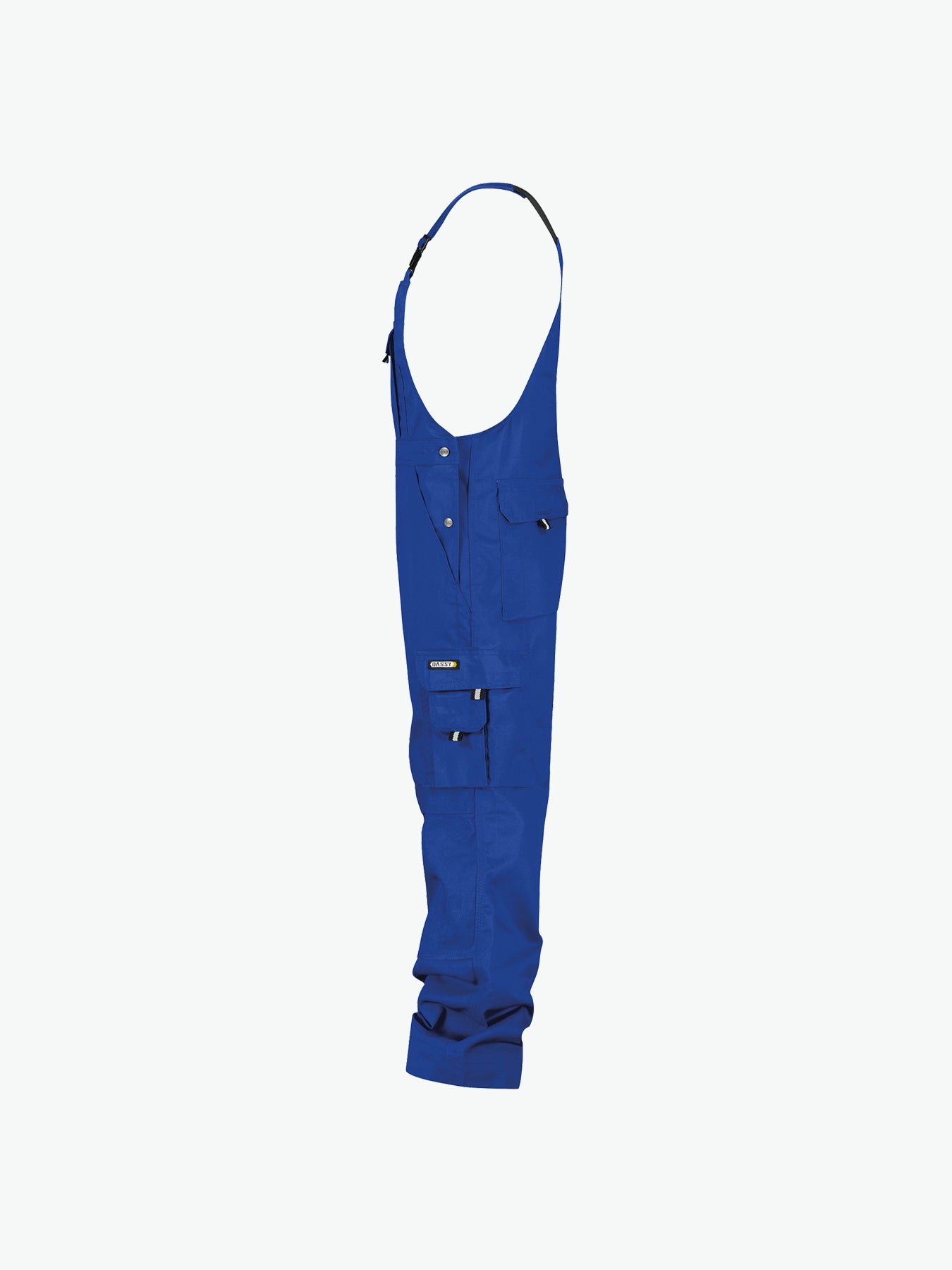 Dassy Ventura Bretelbroek met kniezakken - Korenblauw Werkbroek Dassy