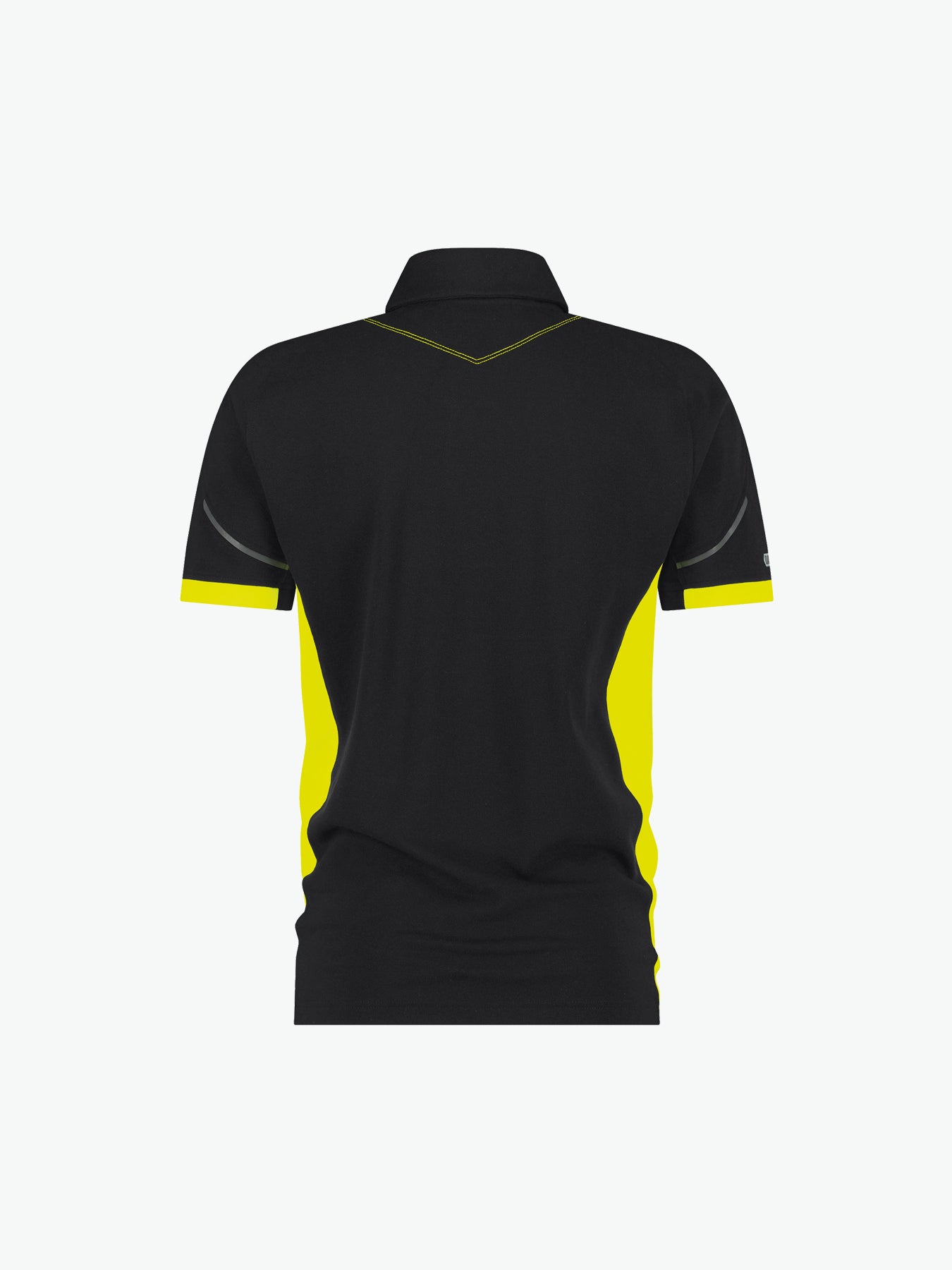 Dassy Veracruz Polo - Zwart/Fluogeel Werkpolo Dassy