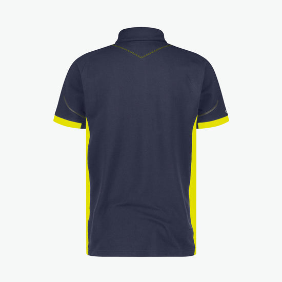 Dassy Veracruz Polo - Nachtblauw/Fluogeel Werkpolo Dassy