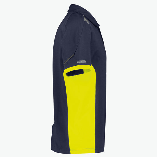Dassy Veracruz Polo - Nachtblauw/Fluogeel Werkpolo Dassy