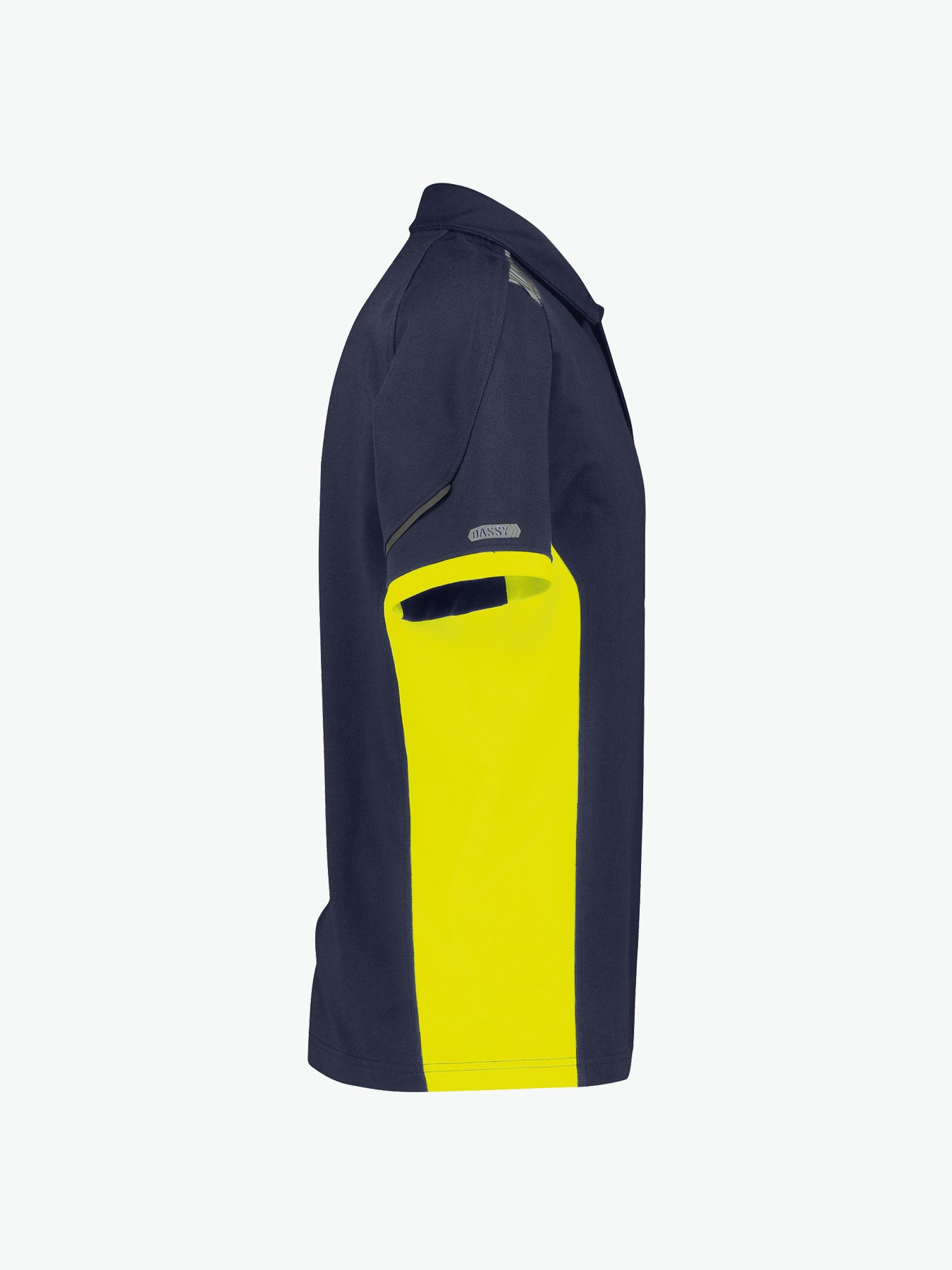 Dassy Veracruz Polo - Nachtblauw/Fluogeel Werkpolo Dassy