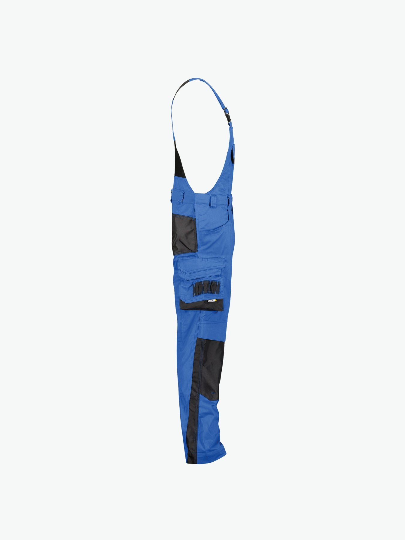 Dassy Voltic Bretelbroek met kniezakken - Azuurblauw/Antracietgrijs Werkbroek Dassy