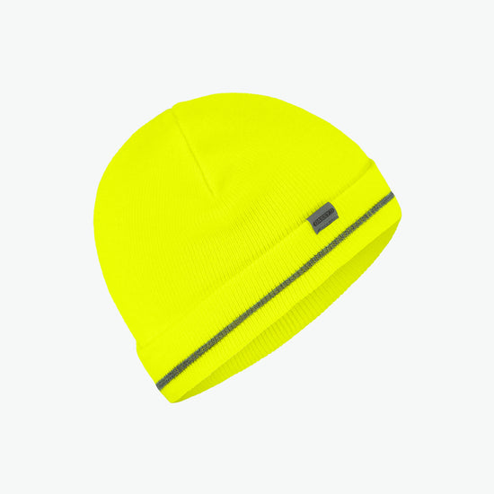 Dassy Xipe Gebreide muts - Fluogeel Muts Dassy