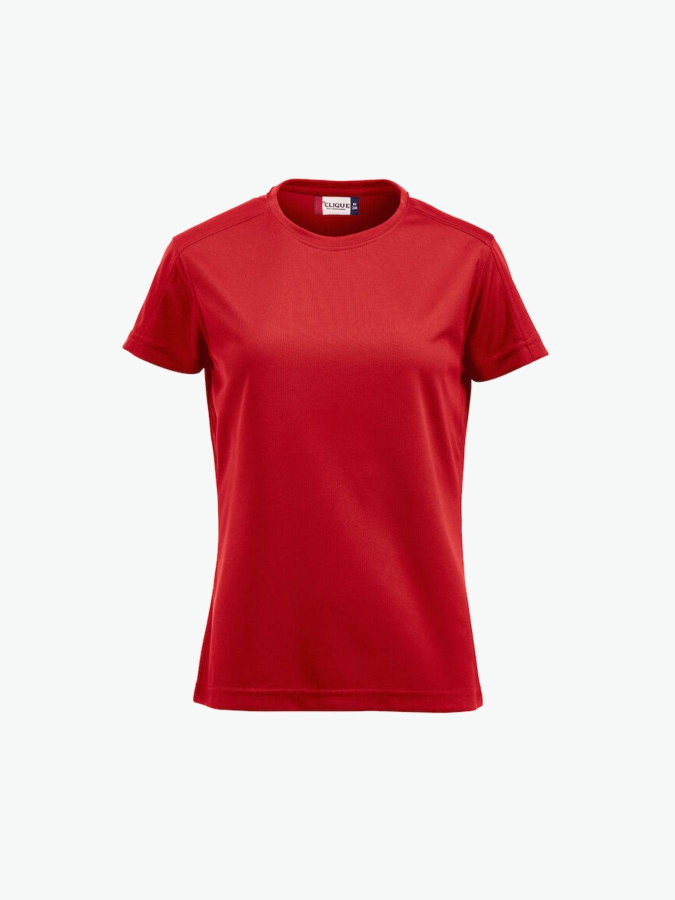Clique Women Ice-T - Rood T-Shirt Dames Clique S