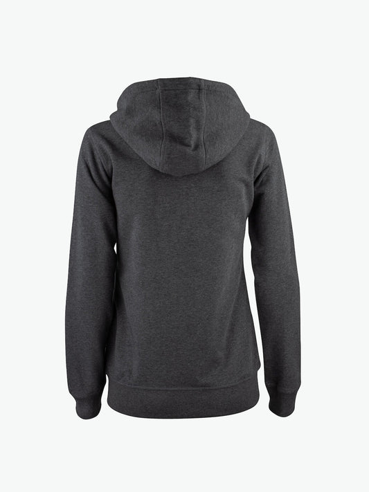 Clique Premium OC Hoody FZ Women - Antraciet Melange Hoodie Clique