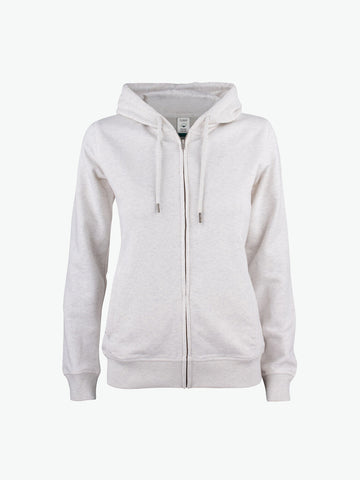 Clique Premium OC Hoody FZ Women - Nature Melange Hoodie Clique XS