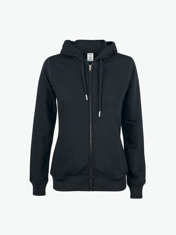 Clique Premium OC Hoody FZ Women - Zwart Hoodie Clique XS