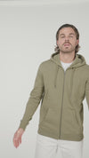 Native Spirit NS402 Sweater rits en capuchon - Black Duurzame Sweater Native Spirit