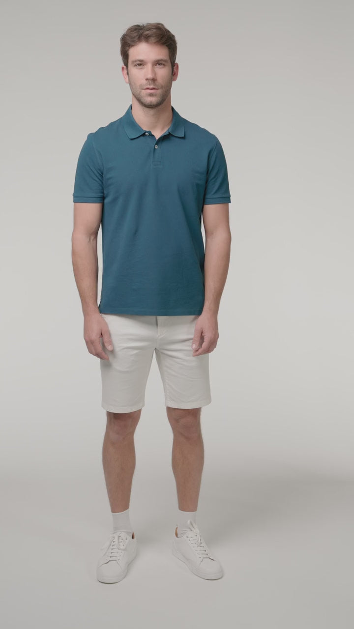 Native Spirit NS207 Polo - Blue Sapphire Duurzame Polo Native Spirit