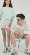 Native Spirit NS407 Sweater met ronde hals - Iron Grey Duurzame Sweater Native Spirit