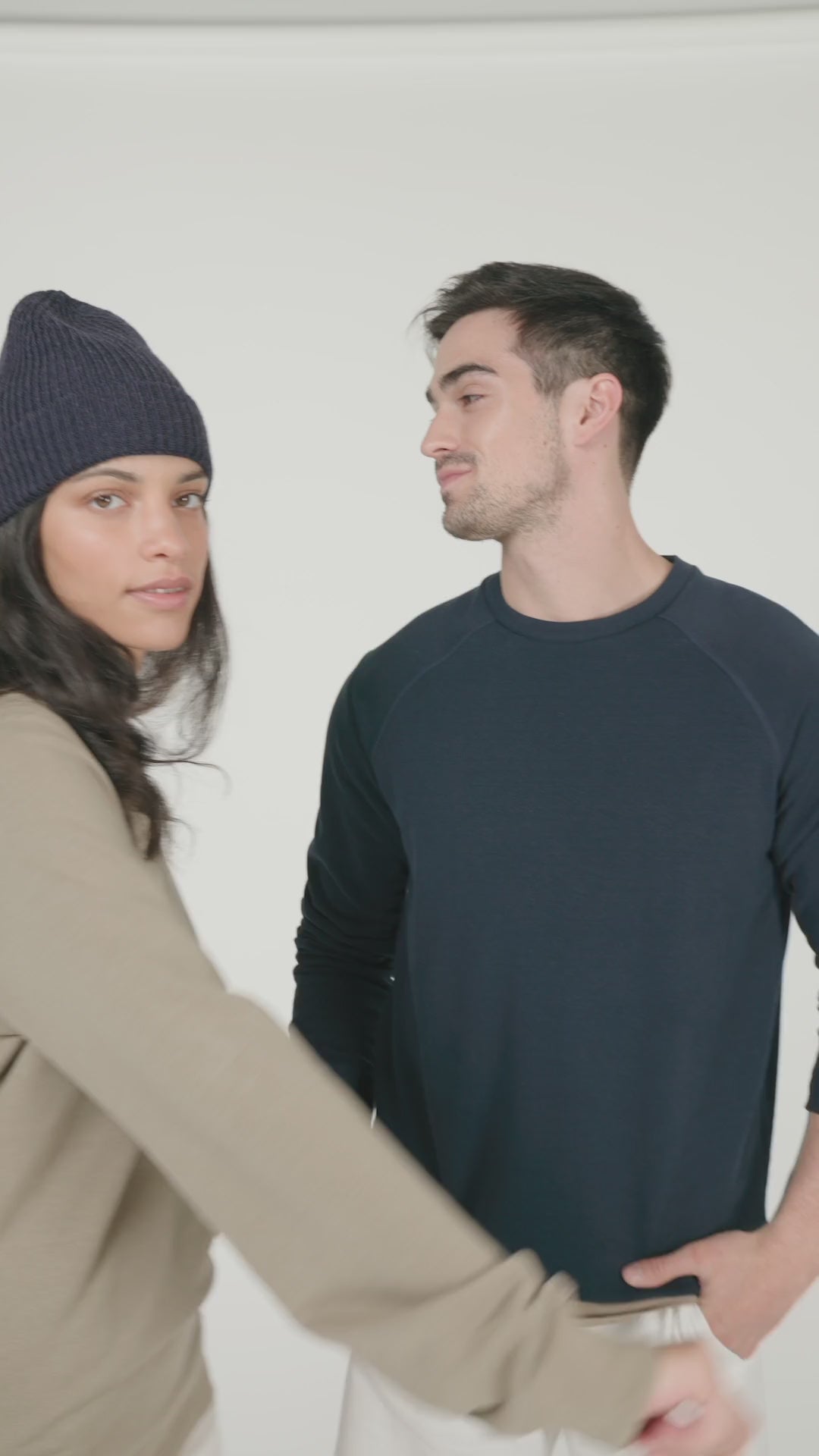 Native Spirit NS423 Sweater met ronde hals - Ivory Duurzame Sweater Native Spirit