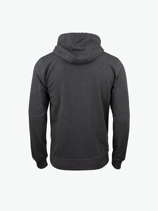 Clique Premium OC Hoody FZ - Antraciet Melange Hoodie Clique