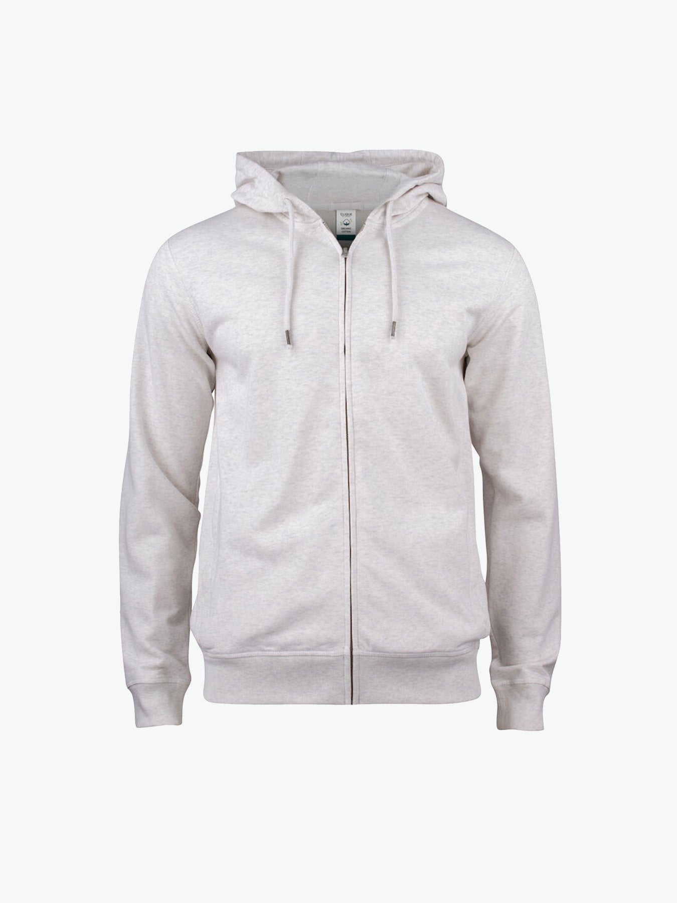 Clique Premium OC Hoody FZ - Nature Melange Hoodie Clique XS