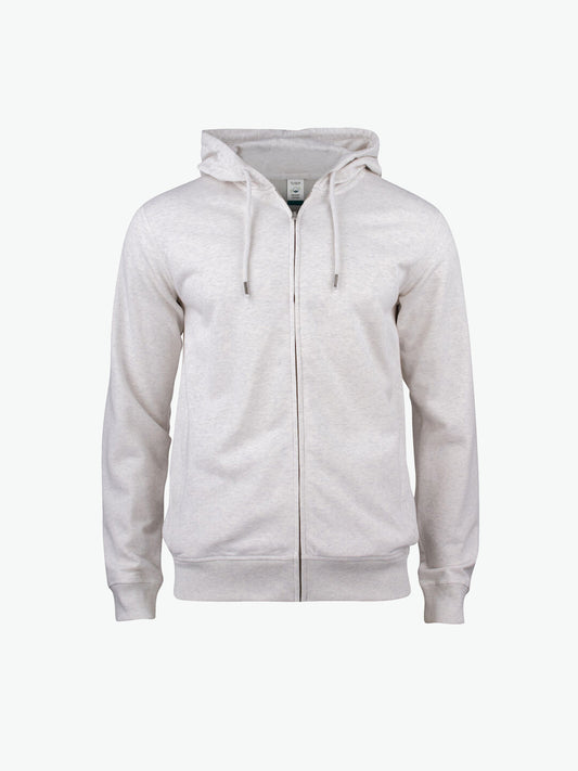 Clique Premium OC Hoody FZ - Nature Melange Hoodie Clique XS