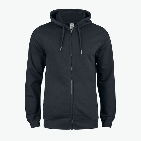 Clique Premium OC Hoody FZ - Zwart Hoodie Clique XS