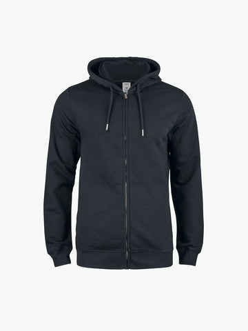 Clique Premium OC Hoody FZ - Zwart Hoodie Clique XS